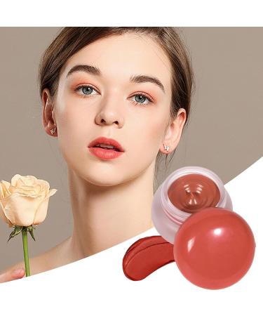 Lip Pudding Pot Lip and Cheek Blush Pudding Pot - Matte Velvet Blush Lip Pudding Pot - Lip Pudding Pot Lip and Cheek Balm for Women Long Lasting Retro Look - Buy Online on GoSupps.com