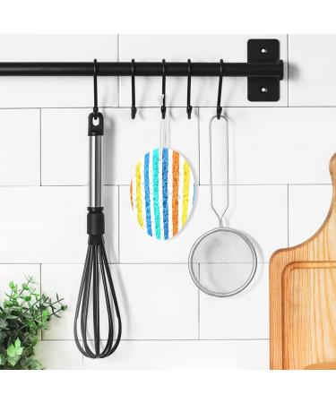 3-Pack Cleaning Kitchen Sponges Oval Colorful Stripes Kitchen Cellulose Dishwashing Wood Pulp Cotton - Buy Online on GoSupps.com