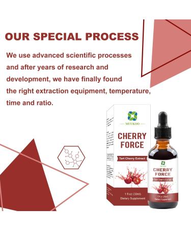 Cherry Force Supplement - Premium Tart Cherry Extract & Juice Concentrate | Rich in Phytonutrients for Optimal Absorption - Shop Internationally - Buy Online on GoSupps.com