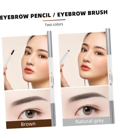 TOVINANNA 6 Pcs Double-headed Waterproof Eyebrow Pencil Eyebrow Makeup Pen Eyebrow Powder Lasting Abs (shell) - Buy Online on GoSupps.com