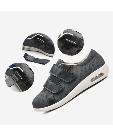 Yytcsjz Diabetic Shoes for Men | Memory Foam Orthopedic Footwear for Indoor/Outdoor Use | Elderly Health Gift - Deep Blue - Buy Online on GoSupps.com