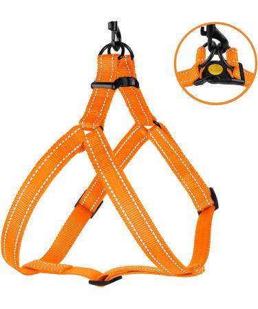 Collardirect Reflective Dog Harness - Adjustable Sizes S M L for Puppies & Dogs - Outdoor Walks - Available in Pink Black Red Purple Mint Green Orange Blue - Buy Online on GoSupps.com