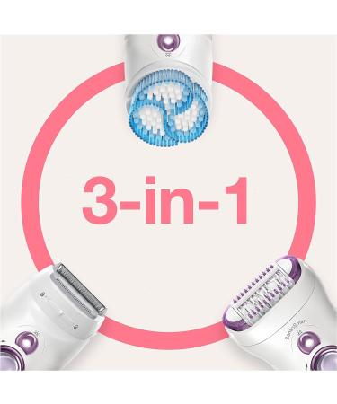 Braun Silk- pil 9 Epilator with 4 Extras - Long Lasting Hair Removal Kit - Buy Online on GoSupps.com