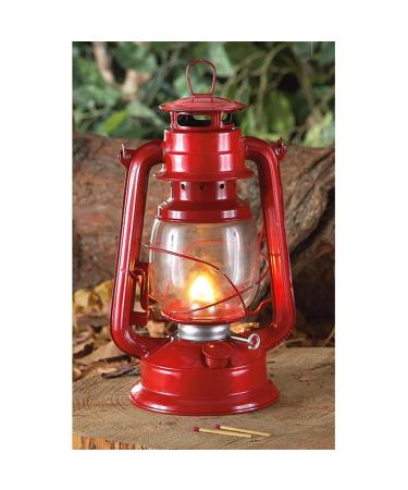 Red Hurricane Camping Kerosene Lantern