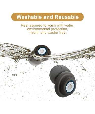 Super Soft Reusable Silicone Ear Plugs for Sleeping - Noise Cancelling Hearing Protection with Case - Ideal for Sleep, Snoring, Travel, Concerts, Construction - Flexible and Comfortable - Buy Online on GoSupps.com