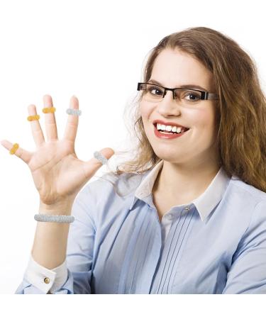 25 Spiky Finger Massage Rings Set - Stress Relief for Kids & Adults | Gold & Silver - Perfect for Office Workers - Buy Online on GoSupps.com