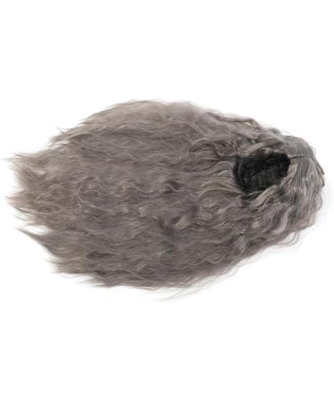 Long Wavy Gray Wig Cute Middle Part Adjustable Heat Resistant Long Silver Curly Hair Wig Breathable Mesh for Cosplay Party - Buy Online on GoSupps.com