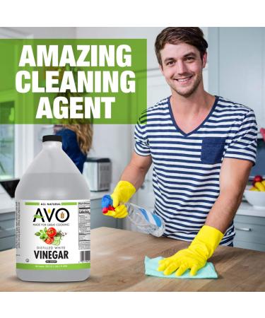2 Pack AVO 1 Gallon Pure Natural Distilled White Vinegar - 5% Acidity (128 oz) - Buy Online on GoSupps.com
