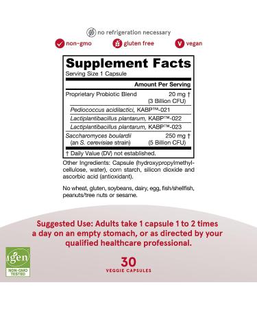 Jarrow Formulas Jarro-Dophilus Gut Calm - 30 Veggie Caps for Digestive Support - Buy Online on GoSupps.com