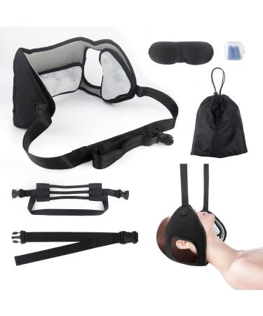 Flsepamb neck hammock neck hammock shoulder and neck relaxation headache to headache migraine and neck pain for men women black