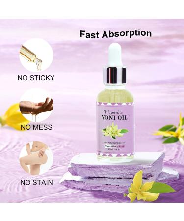 2 Packs Yoni Oil for Women | pH Balance & Natural Feminine Deodorant | Ylang-Ylang Essential Oil | 100% Natural Vaginal Moisturizer (1 fl oz/30 ml - Buy Online on GoSupps.com