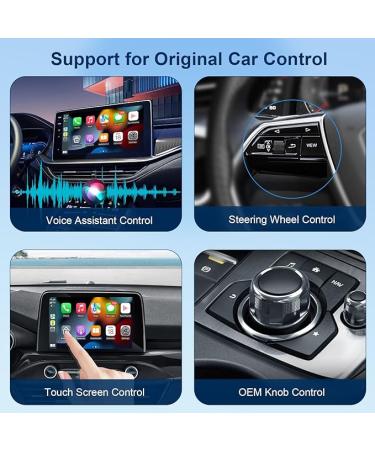 Elefocus Wireless Carplay & Android Auto Adapter Ai Box 4 in 1 Streaming Supports Netflix/YouTube/Play Store/TF Card for OEM Wired CarPlay Cars - Buy Online on GoSupps.com