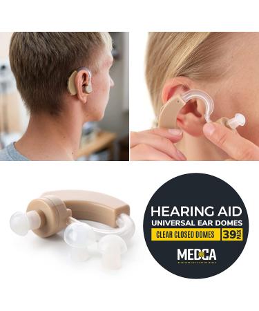 Hearing Aid Domes - Universal Earbud Replacements for BTE Sound Amplifiers - Small, Medium, Large & X-Large Sizes - Buy Online on GoSupps.com