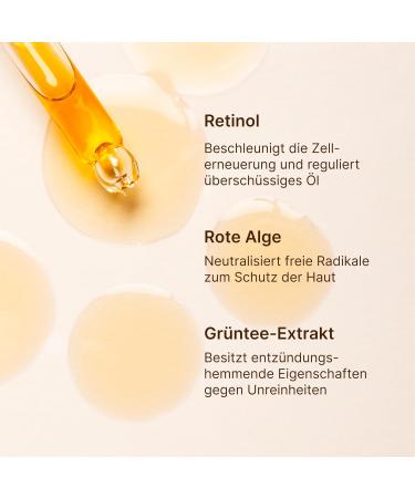  plants are purple RETINOL SKIN REGENERATING SERUM - Highly effective formula against signs of aging acne and impurities with red algae and green tea I Ideal complement to skincare routine I - Buy Online on GoSupps.com