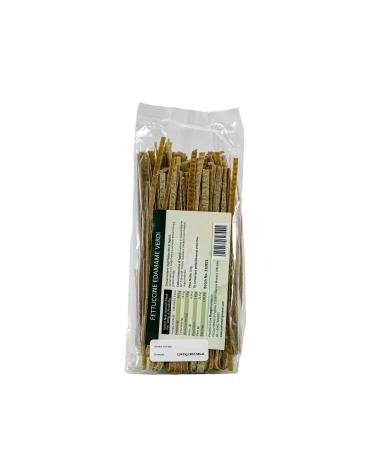 Bongiovanni BONGIOVANNI NATURAL FLOUR AND GOODNESS Green Edamame Fettuccine Gluten-Free Fiber-rich Pasta Edamame Bean Pasta Soybeans Pack of 200 g