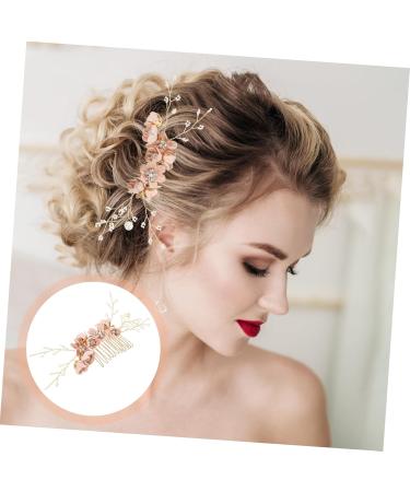MERRYHAPY Flower Hair Comb Decorative Hair Comb Fairy Jewelry for Women Hair Comb for Women Accessories Rhinestone Hair Accessories Hair Styling Accessories Side Hair Comb Wedding Hair Clip - Buy Online on GoSupps.com