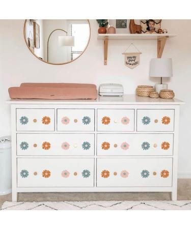 Funlife Boho Daisy Wall Decal - Peel and Stick PVC Kids Wall Art for Nursery, Bedroom, Playroom - Buy Online on GoSupps.com