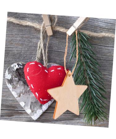 100 sets Geometry Hanger Sign Square Students Gift Wooden Slices Pendants Craft Hand Rustic Ropes - Buy Online on GoSupps.com