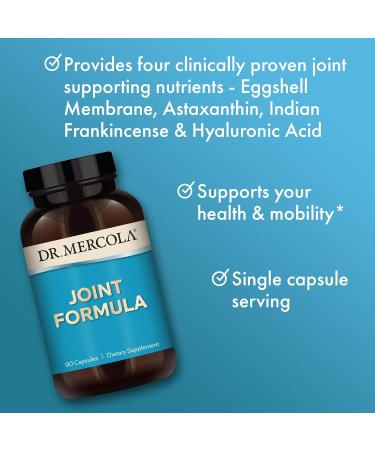 Dr. Mercola Joint Formula - 90 Tablets for Healthy Joint Support - Buy Online on GoSupps.com