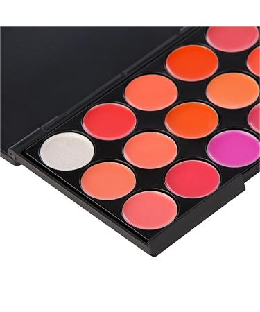 FantasyDay Pro Matte 15 Colors Lip Gloss Palette | Non-Sticky Lipgloss Makeup Kit for Flawless Contouring - Shop Internationally - Buy Online on GoSupps.com