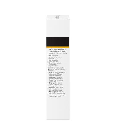 Neutrogena Age Shield Face Sunscreen Lotion SPF 70, 3 oz (Pack of 3) - Buy Online on GoSupps.com
