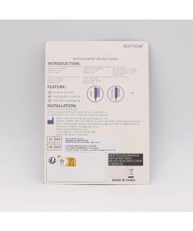 REDTRON Replacement Brush Heads for Oral B Electric Toothbrush (8 Pcs) - Compatible with Pro1000, Pro3000, Pro5000, Pro7000 and More - Precision Clean Toothbrush Heads in White - Buy Online on GoSupps.com