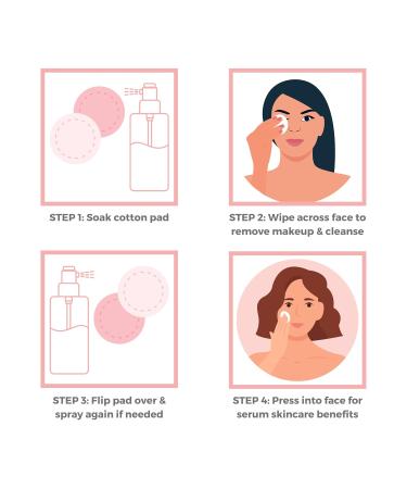 Caley Cosmetics Mermaid Micellar Makeup Remover & Cleansing Serum - 2.9 fl oz | International Shipping Available - Buy Online on GoSupps.com