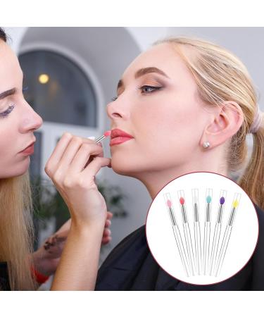 12 Pcs Silicone Lip Brush Silicone Lip Applicator with Transparent Handles and Caps Lip Brush Applicator Silicone Lip Brush Reusable Lip Mask Applicator(6 Colors) - Buy Online on GoSupps.com