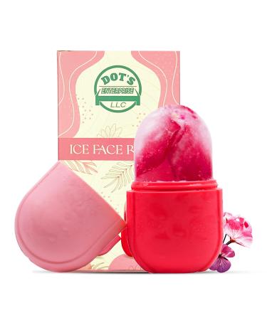 Silicone Face Ice Roller Mold for at Home DIY Skin Care Infusions - Eye Puffiness Relief  Cooling Massage Reduces Swelling  Shrinks Pores & Gives Glow