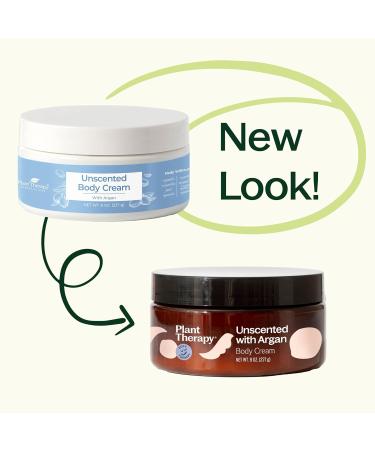 Buy Plant Therapy Unscented Body Cream with Argan Oil 8 oz - Restore Softness & Hydration Enriched with Vitamins & Antioxidants for Smooth Firm Skin - International Shipping Available - Buy Online on GoSupps.com