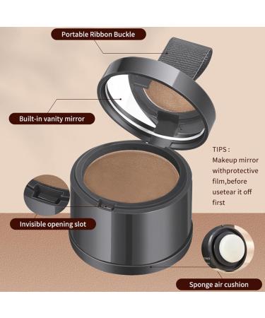 2 pi ces poudre de retouche de racine magique pour femmes brun fonc + brun clair Temporary Gray Coverage & Sweat Resistant Poudre Naturel semi_permanent - Buy Online on GoSupps.com