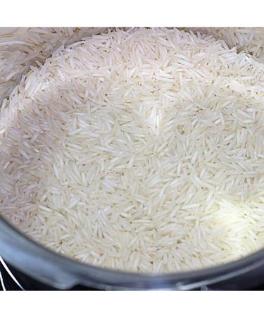 Crown Premium White Basmati Rice - Extra Long Grain 2 Years Aged 10 lbs - 100% Authentic Himalayan Basmati - Buy Online on GoSupps.com