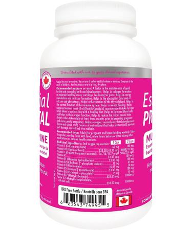 Prenatal Multi 150vcaps Essential nutrients for mom's Health and baby's development Made in Canada (120+30 Free) - Buy Online on GoSupps.com