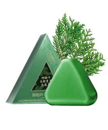 YAOPIU Nature Usman Grass Shampoo Bar antihair loss solid shampoo soap deep cleansing soothes and strengthens hair for women and men 100 g