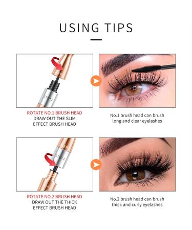 4D Silk Fiber Waterproof Mascara for Thick Volume and Natural Lengthening - No Clumping, Superstrong Makeup - Buy Online on GoSupps.com