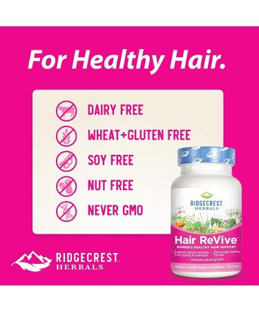 Women's Hair ReVive Capsules - 120 Count - Healthy Hair Support - Non-GMO, Gluten Free - 30 Servings - Buy Online on GoSupps.com