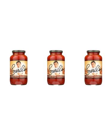 Emeril's Home-Style Marinara Sauce, 25 oz (739 ml) (Pack of Three)