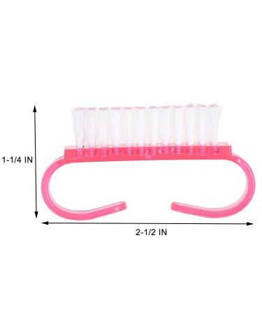 COSMOS Mini Nail Brush Scrub - Pack of 12 Pedicure Brushes for Toes and Nails Art Cleaning - Buy Online on GoSupps.com