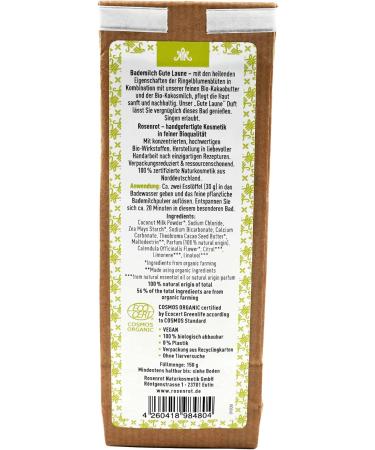 Rosenrot Naturkosmetik - Good Mood Bath Milk - Gently cares for your skin - With organic coconut milk - Fresh citrus scent - Certified organic natural cosmetics - Buy Online on GoSupps.com