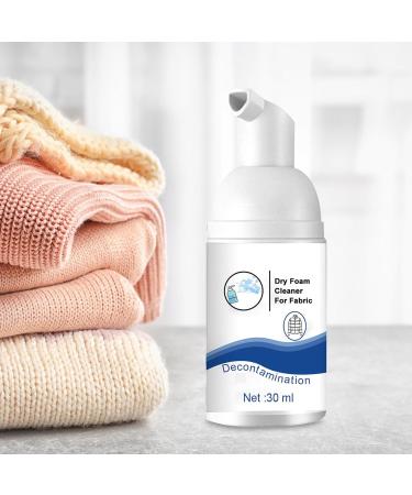 Laundry Stain Remover Rinse- Dry Foam Cleaner for Fabric | 30ml Clothes Oil Stain Remover Multi-purpose Stain Remover Removes Oil Paint Blood Pet Stains Maidong - Buy Online on GoSupps.com