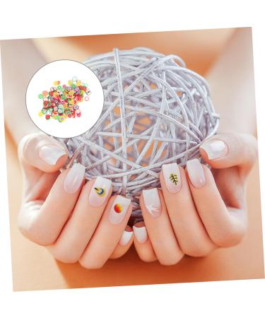 HAPINARY 4 Packs Nail Art Polymer Clay Diy Nail Decoration Nail Decorations for Nail Art Nail Art Craft Appliques Embellishments Craft Making Beads Diy Nail Art Slices 3d Resin Suite Fruit