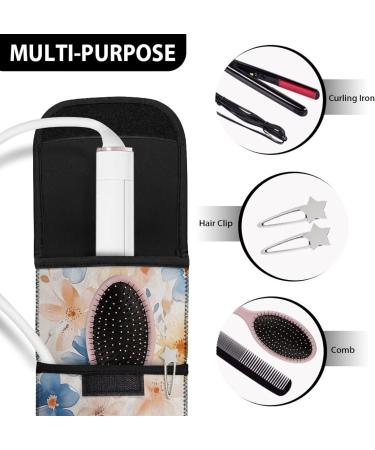 Heat Resistant Neoprene Curling Iron Holder | Flashideas Flower Storage Bag for Curling Irons & Hair Tools - Buy Online on GoSupps.com
