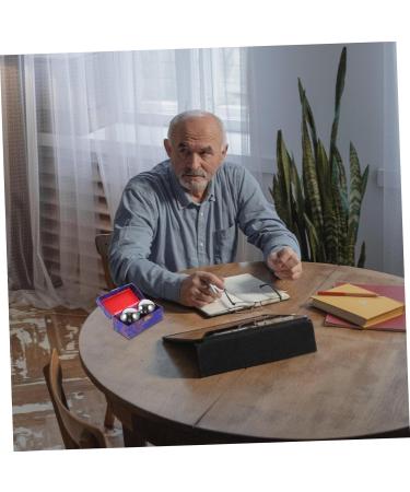 Combined Massager 2-Piece Fitness Handballs for Seniors - Baoding Meditation & Massage Balls - Brass & Iron Boccia Balls for Relaxation - Buy Online on GoSupps.com