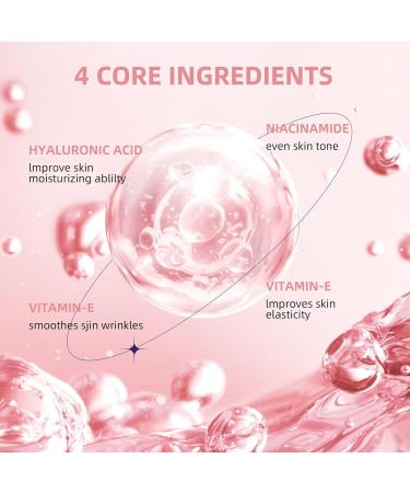 4 In 1 Face Serum for Women - Niacinamide Serum - Hyaluronic Acid Serum for Face - Vitamin C Serum for Face - Face Serum Skin Care - Deeply Hydrating Face Serum - Calming & Soothing Serum Face - Buy Online on GoSupps.com