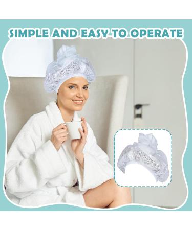 Ykhsuaou Mesh Plop Cap for Drying Curly Hair - Adjustable Cord Strain - Perfect for Frizz-Free Results - Buy Online on GoSupps.com