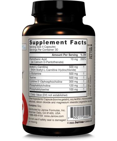 Jarrow Formulas Neuro Optimizer - 120 Capsules for Cognitive Support & Brain Health - Buy Online on GoSupps.com