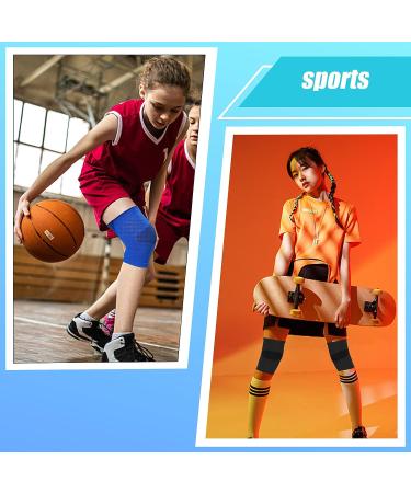 2 Pairs Kids Compression Knee Pads for Basketball & Sports - Small Size - Buy Online on GoSupps.com