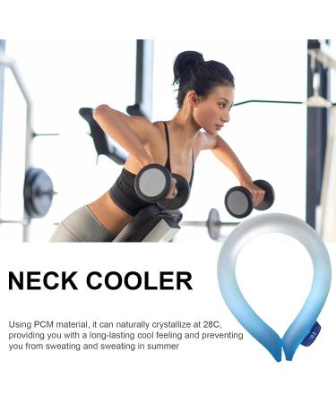 Neck Cool Tube | Cooling Bands for Necks | Hands- Neck Bands Coolers Flexible Ice Cooling Neck Tubes for Hot Weather Construction Walking and More Pochy Blue - Buy Online on GoSupps.com
