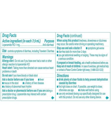 Imodium A-D Mint 8 fl. oz Liquid Anti-Diarrheal Medicine - 2 Pack - Buy Online on GoSupps.com