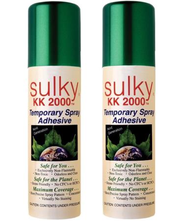 Sulky 4.23-Ounce Temporary Spray Adhesive (Tw P ck)